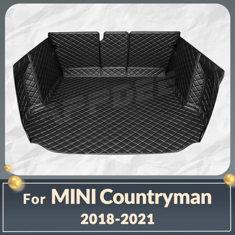 Auto Full Coverage Trunk Mat For MINI COUNTRYMAN 2018-2021 20 19 Car Boot Cover Pad Cargo Liner Interior Protector Accessories