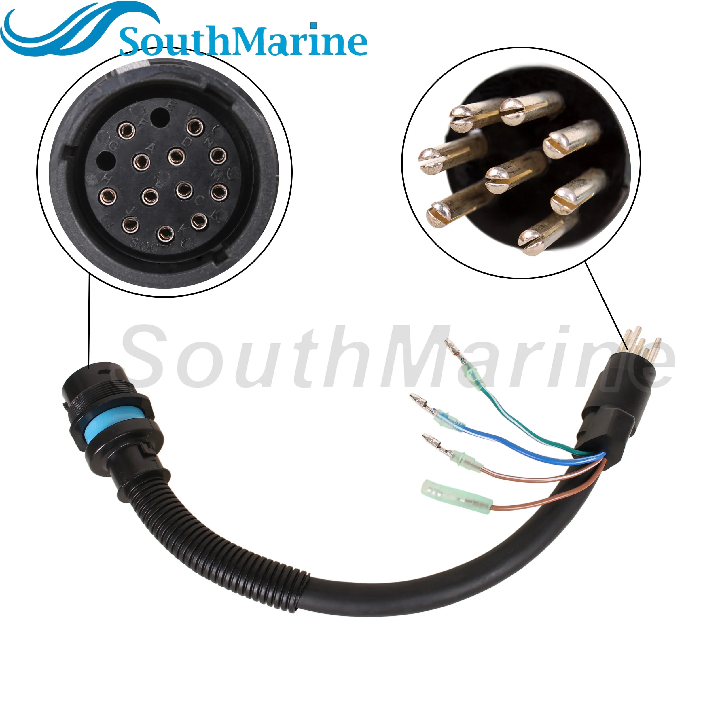 

Boat Motor 84-896539T01 Ignition Wire Adapter Harness Assembly for Mercury Outboard Control Box, 14 Pins To 8 Pins, 1ft /0.31m