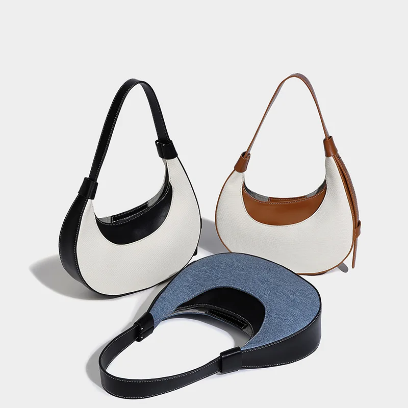 Retro Underarm Bag 2024 New Niche Design for Commuting, High-end Feel, Hand-held Shoulder Bag