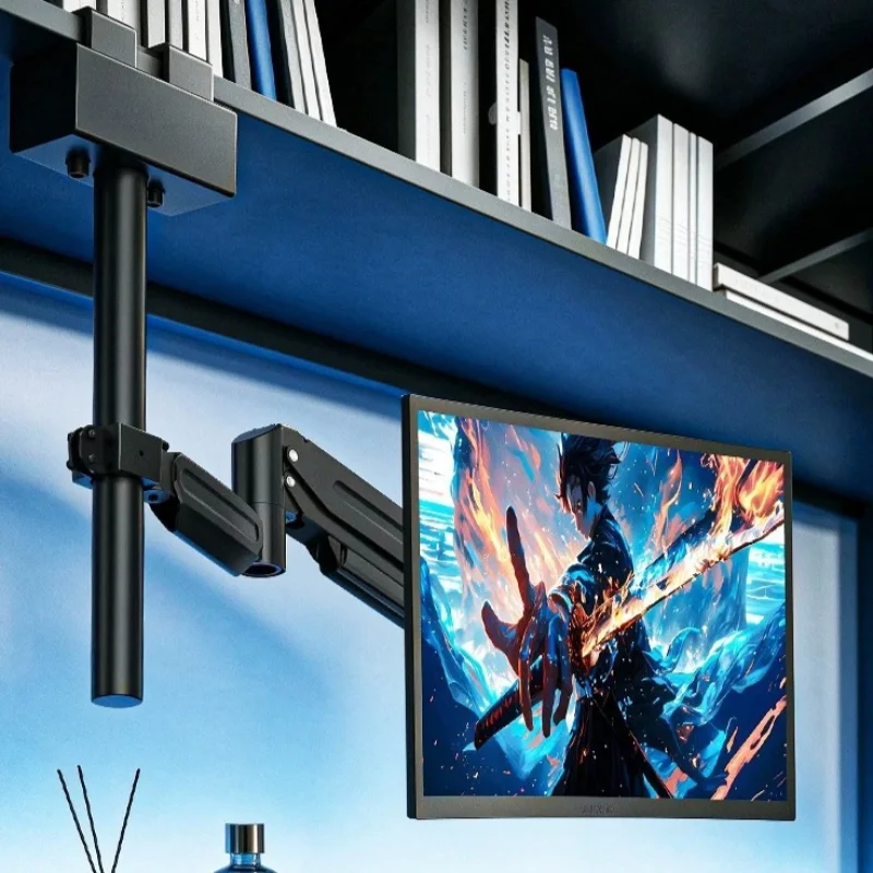 Rotatable Monitor Mount Bracket Adjustable Lifting Monitors Arm Inverted Installation Monitor Storage Stand Monitors Organizer