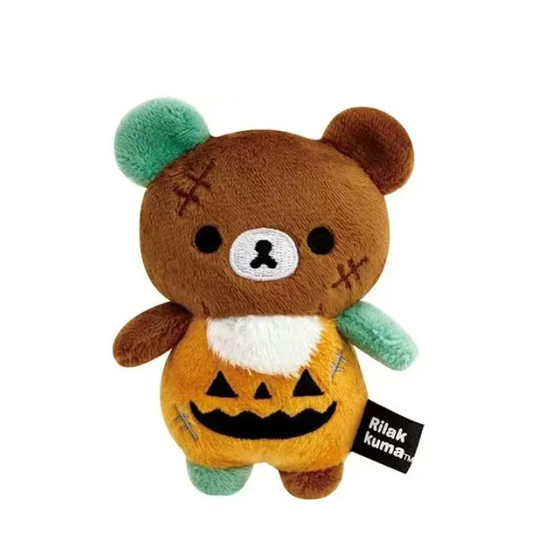 Kawaii Cartoon Rilakkuma Korilakkuma Schlüsselanhänger Niedliches Halloween Vampir Zubehör Plüschtier Rucksack Anhänger Freunde Weihnachtsgeschenk