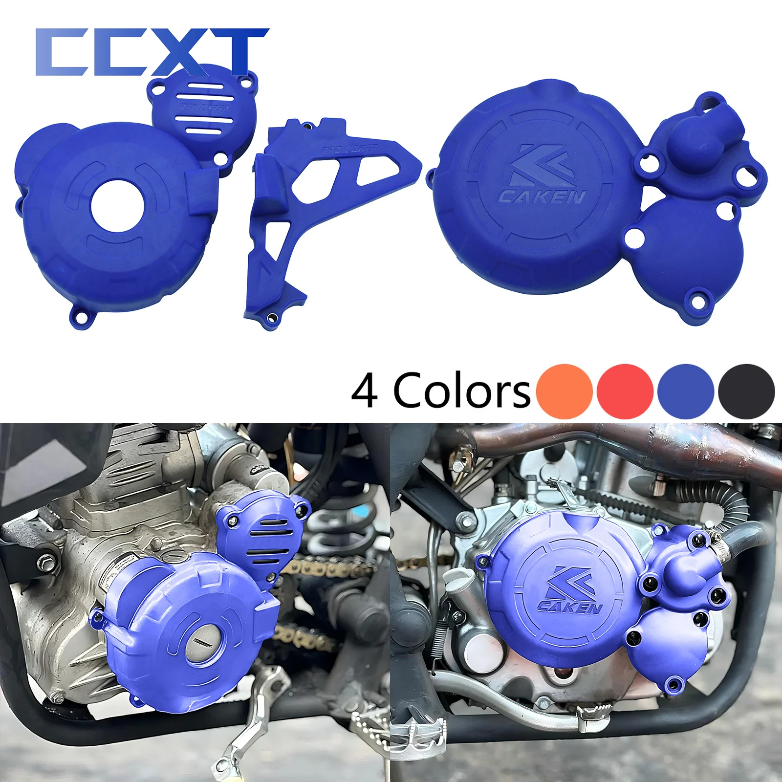 Motorcycle Engine Clutch Guard Water Pump Cover Ignition Protector For ZongShen CBS300 NB300 Engine CBS NB 300CC ZUMA J1 KEWS HJ