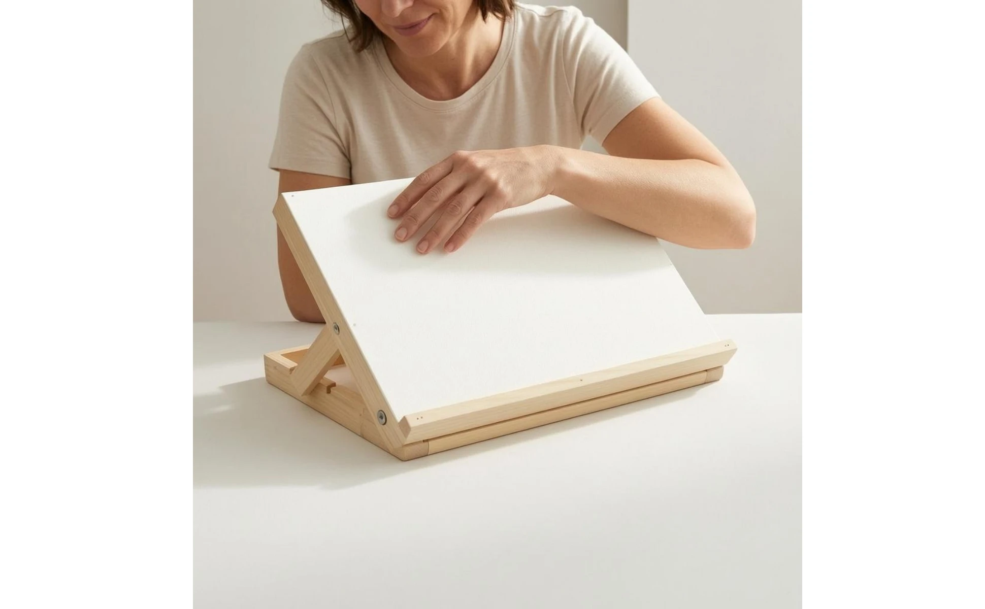 Tabletop Drawing Easel Collapsible Foldable Easel Stand Drafting Board Portable