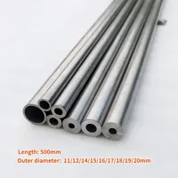 1Pcs Length 500mm Seamless Steel Pipe OD 11/12/14/15/16/17/18/19/20mm Precision Steel Pipe Capillary Steel Pipe Sleeve