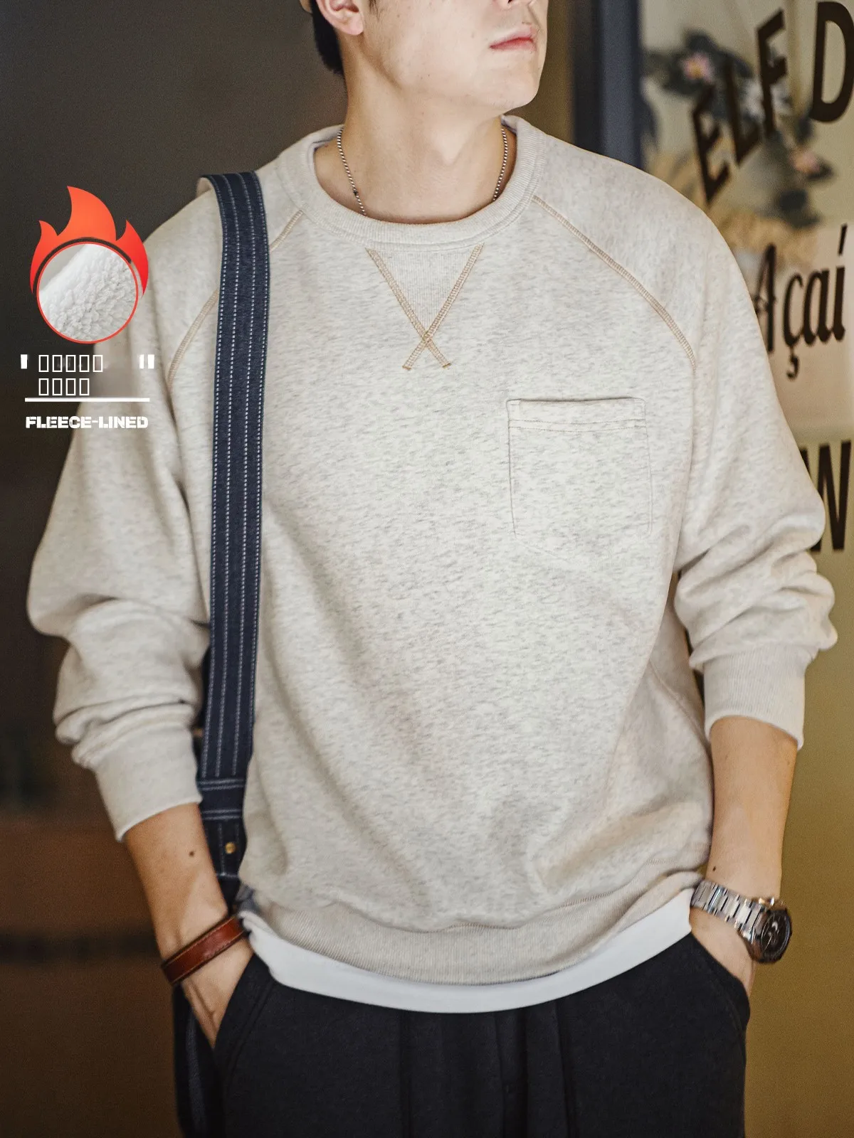 

Мужская толстовка Maden American Retro с капюшоном, утепленная, повседневная, спортивная, теплая, на флисовой подкладке, с длинными рукавами, для молодежи, весна