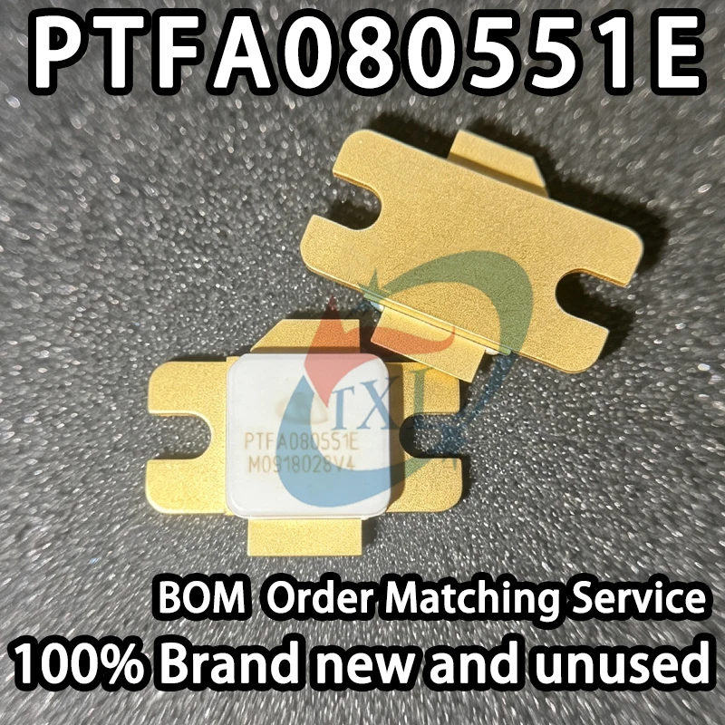 【100% Brand New】PTFA080551E RF LDMOS Power Transistor 869-960MHz 28V 55W 18.5dB Gain GSM900 Base Station RF Amplifier Tube