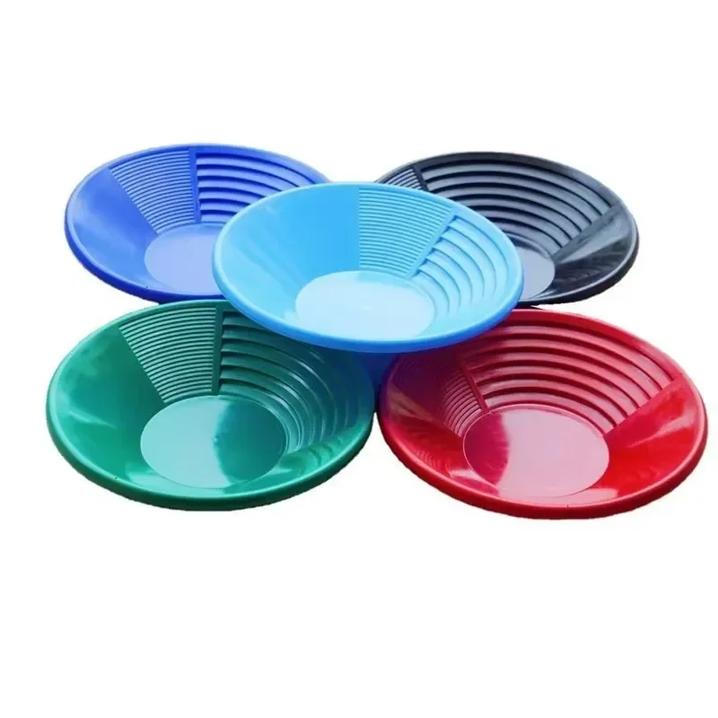 Gold Panning Pan ABS Gold Sieben Klassifizierer Waschen Sieb Tablett Zubehör Green Gold Pan Golds Panning Tool Golds Klassifizierer