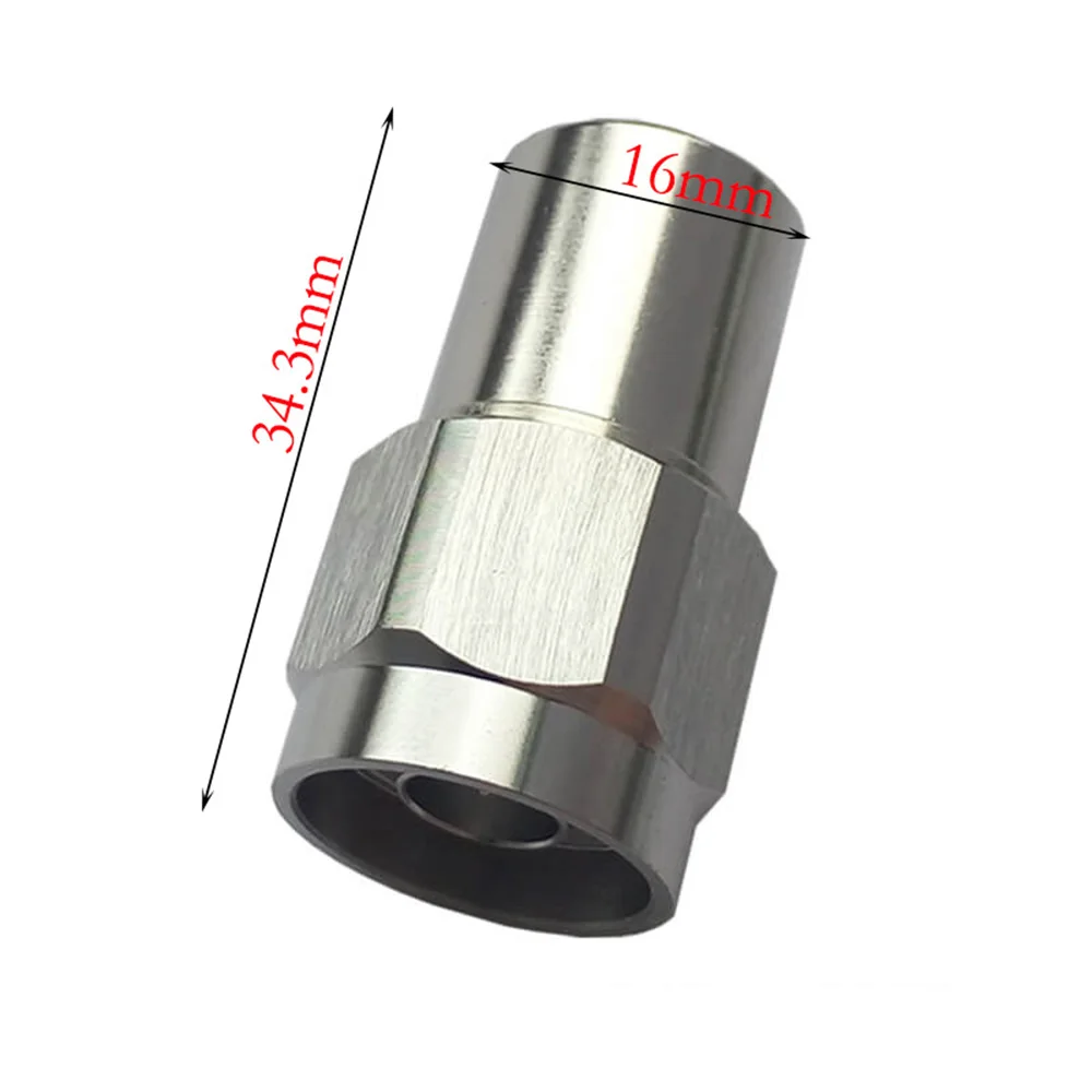 Frequency DC-3GHz 6GHz N Type 2W Coaxial Male Load RF Microwave Coaxial False Load 50 Ohm Nickel Plated RF Accessories