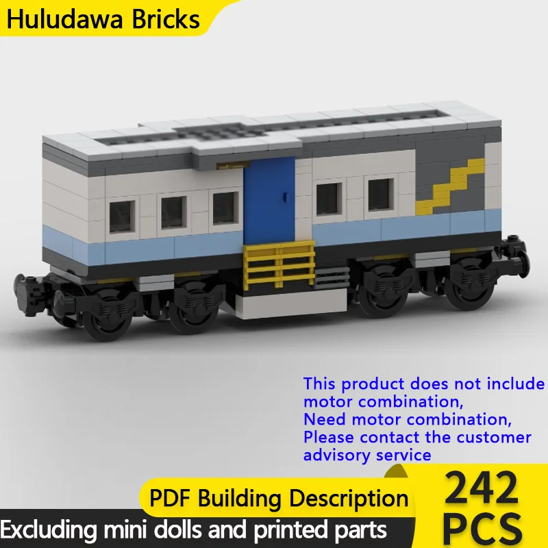 City Car Model MOC Building Bricks Weather Observation Passenger Railcar Modular Technology Children Holiday Gifts Assemble Toys