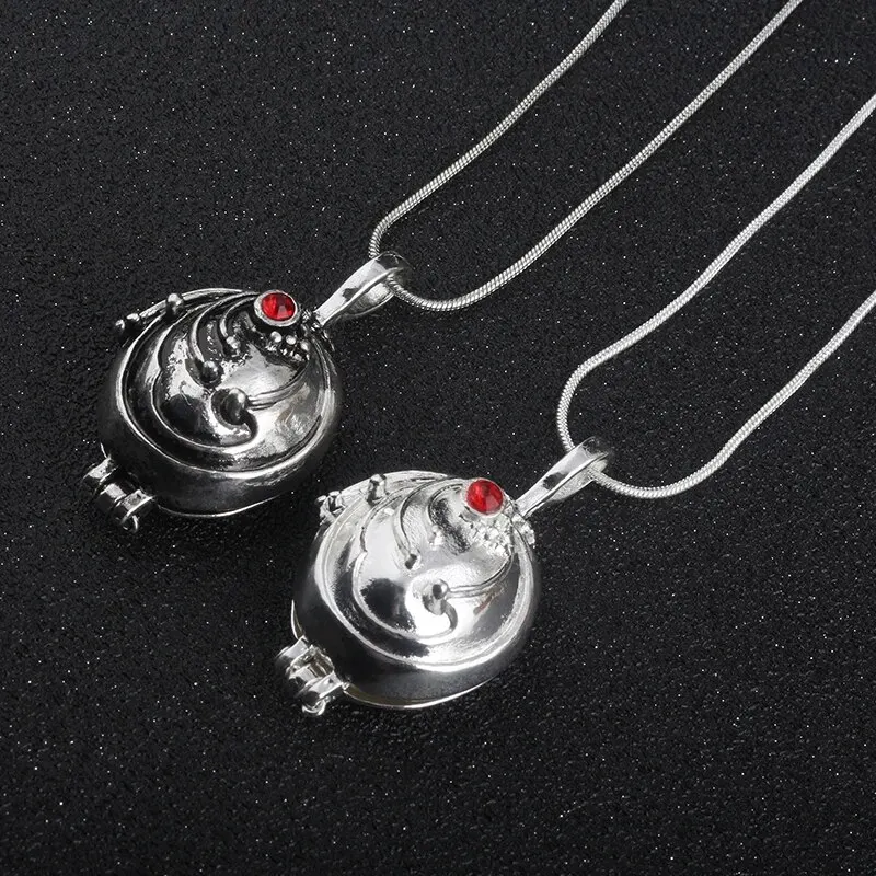 The Vampire Diaries Necklace Elena Gilbert Fashion Vervain Verbena Pendant Photo Locket Jewelry Men Women Christmas Party Gifts