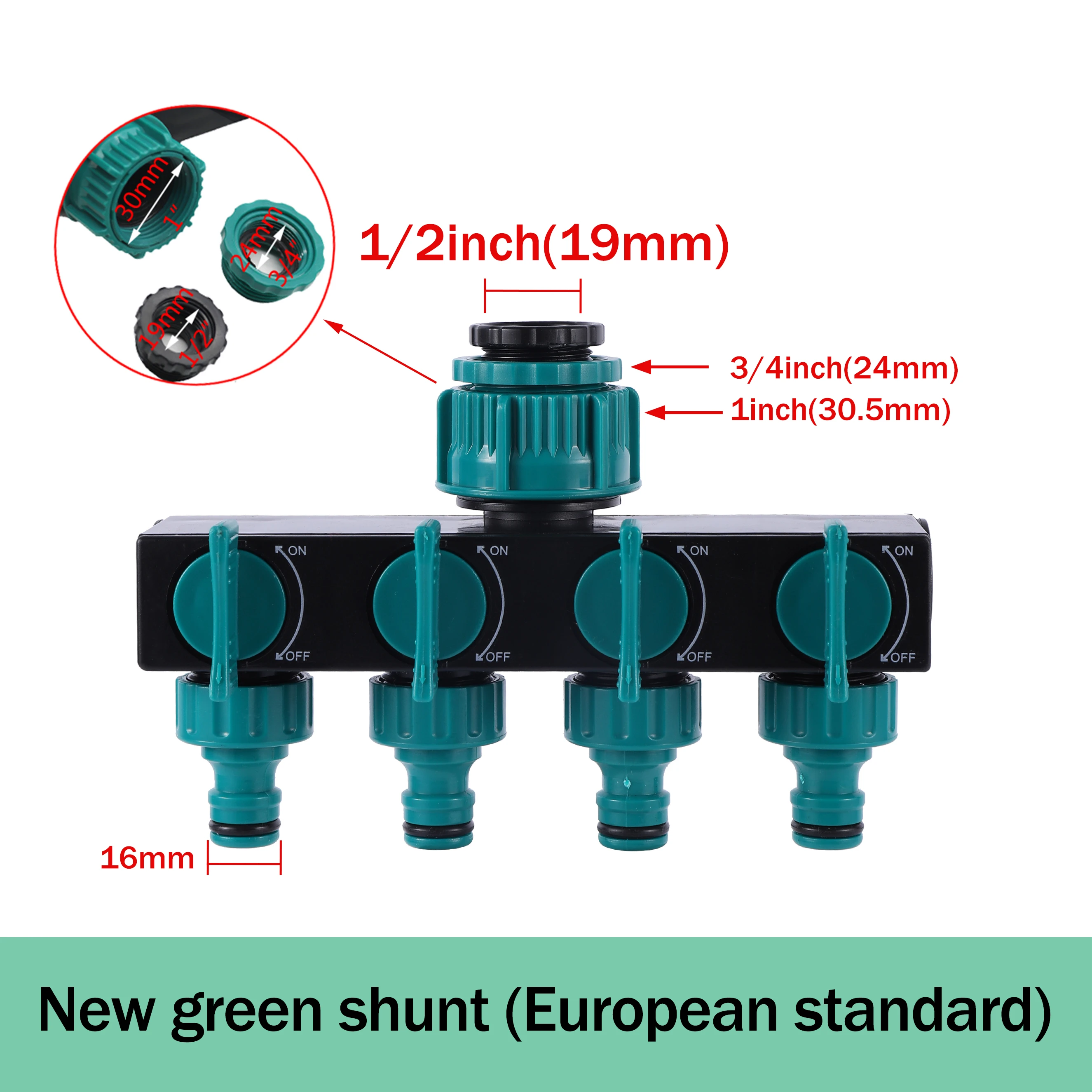 4-Way Water Splitters 1