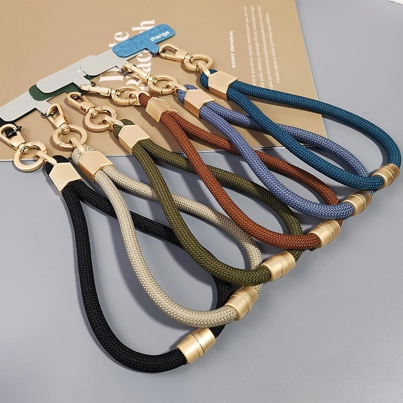 

Adjustable Wrist Style Short Braided Rope, Simple Outdoor Anti Lost Phone Wrist Rope