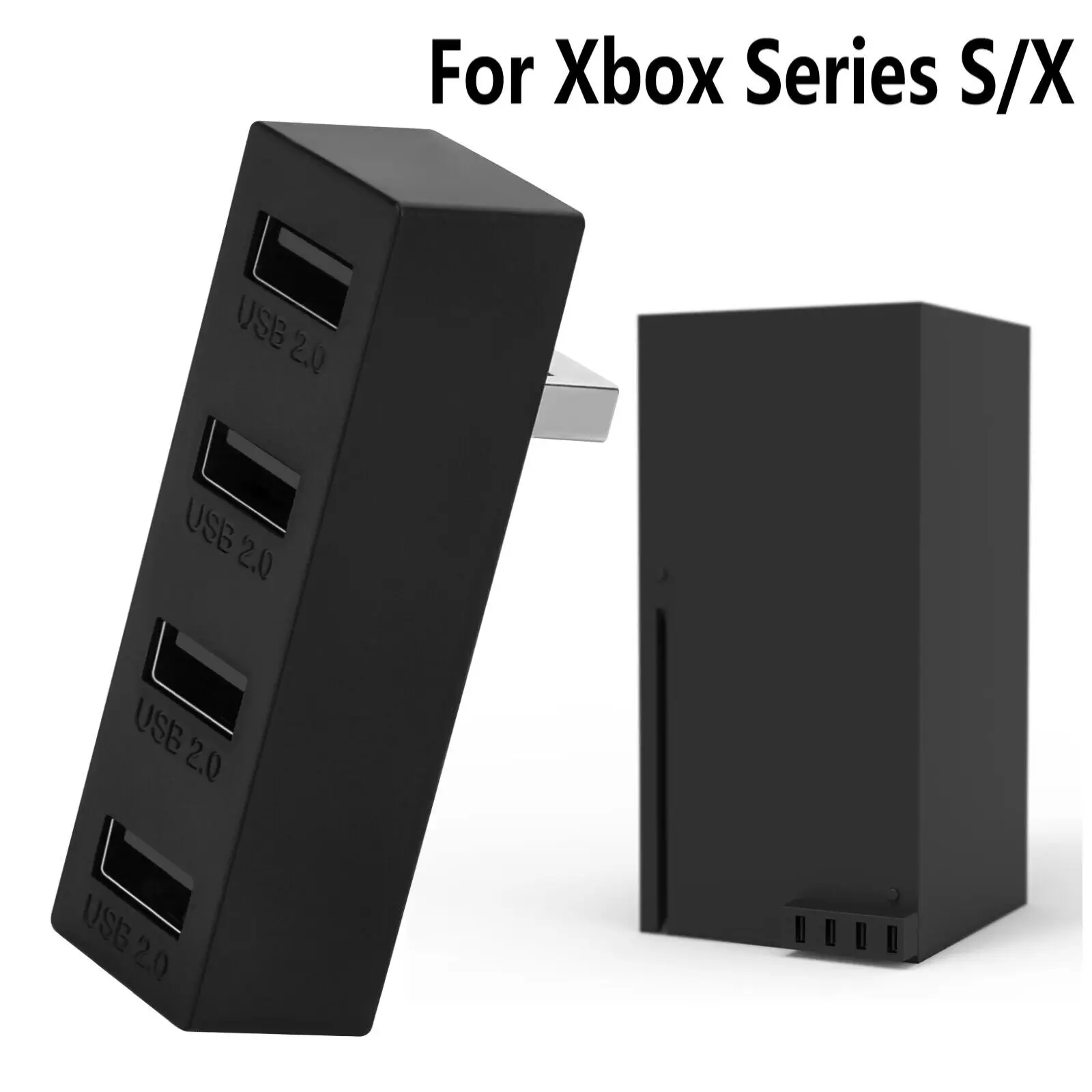 1 قطعة ل Xbox سلسلة S/X لعبة وحدة التحكم USB 2.0 Hub متعدد المنافذ 4 منافذ USB محور الفاصل توسيع محول الألعاب وحدة التحكم الملحقات