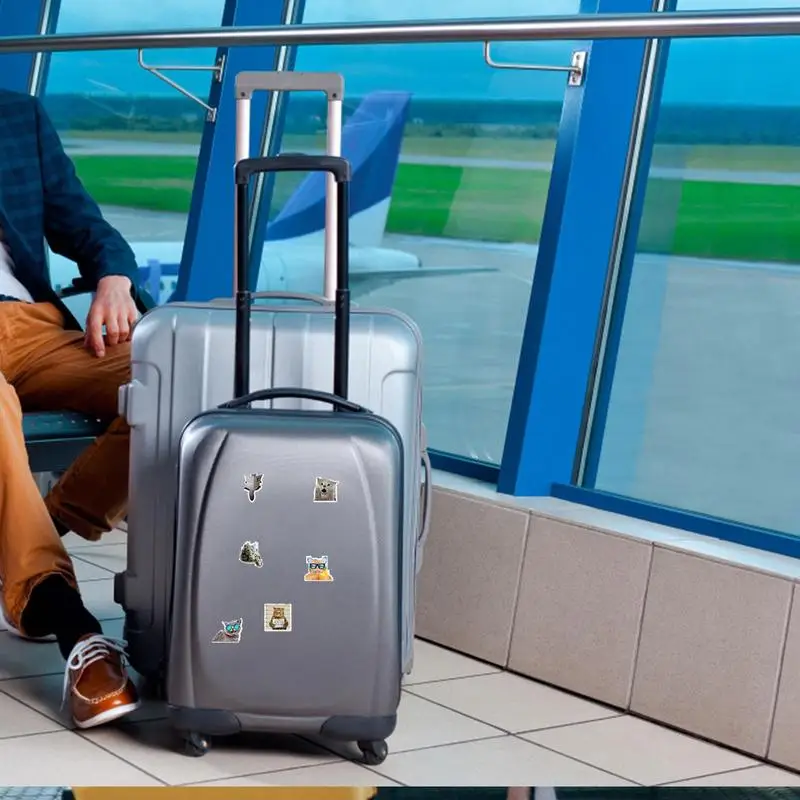 Stiker kucing lucu 66 buah stiker anak kucing lucu stiker hewan menyenangkan untuk botol air Laptop telepon buku tempel koper Jurnal