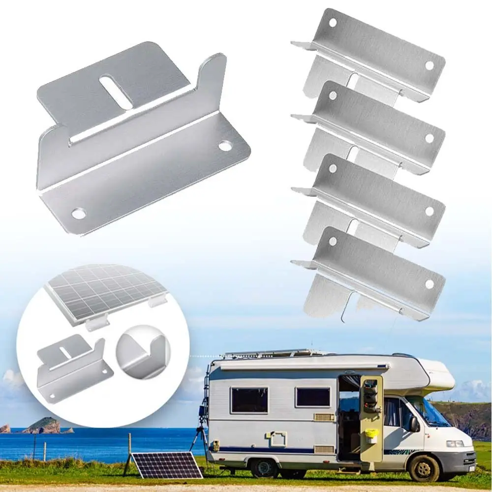 Fixed Aluminum Alloy Solar Panel Stand RV Roof Yacht Photovoltaic Bracket Motorhome Z Type Support