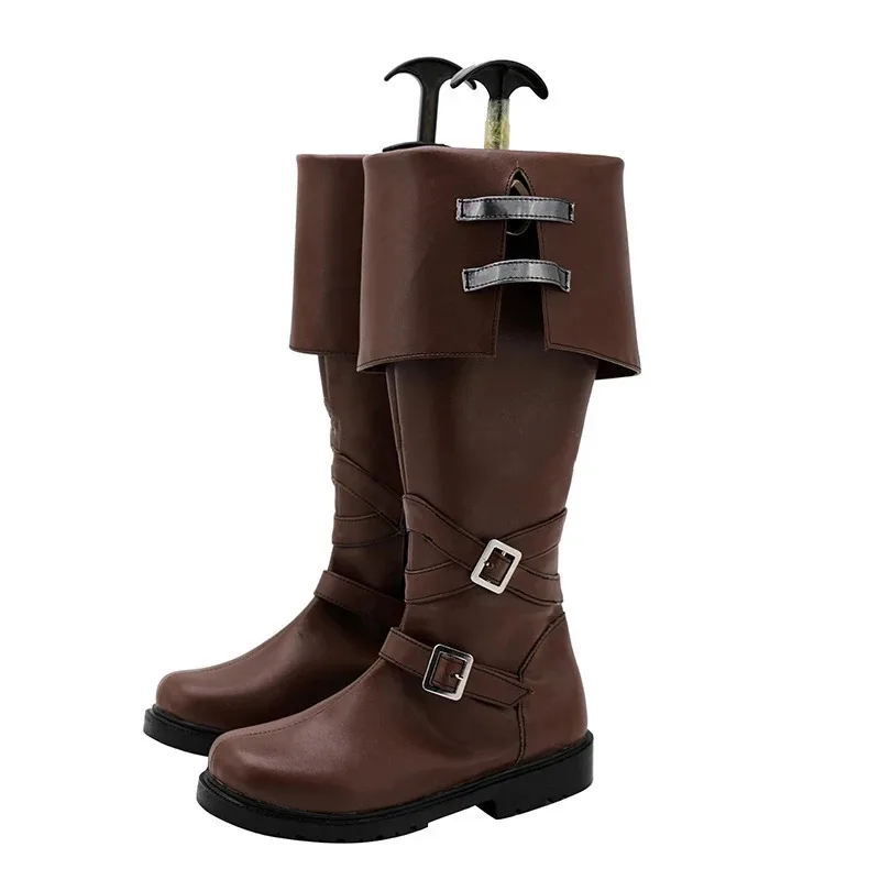 

Anime Identity V Pirate Witch Doctor Game Cosplay Shoes Boots Halloween Carnival Party Accessories Props For Women Men Size yj4k