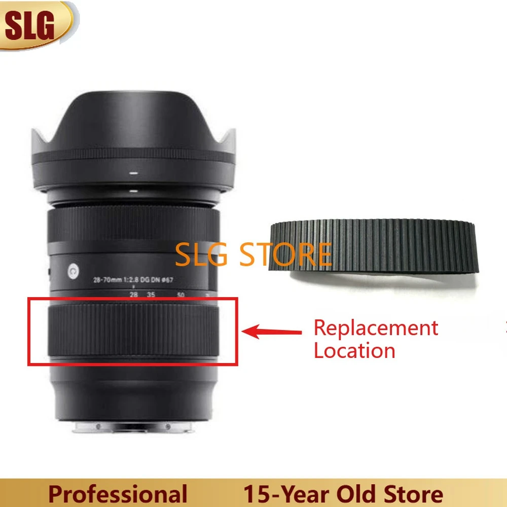 New Lens Zoom Grip Ring Rubber For Sigma 28-70mm 28-70 mm 1:2.8 F/2.8 2.8 F2.8 DG DN Camera Repair Part