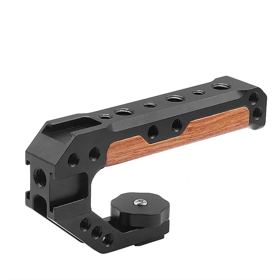 Für Canon EOS R8 DSLR Kamera Käfig Rig Top Griff Grip Kalten Schuh Montieren 3/8 "1/4" ARRI Stativ video Schutz Gehäuse Fall – Detail 28
