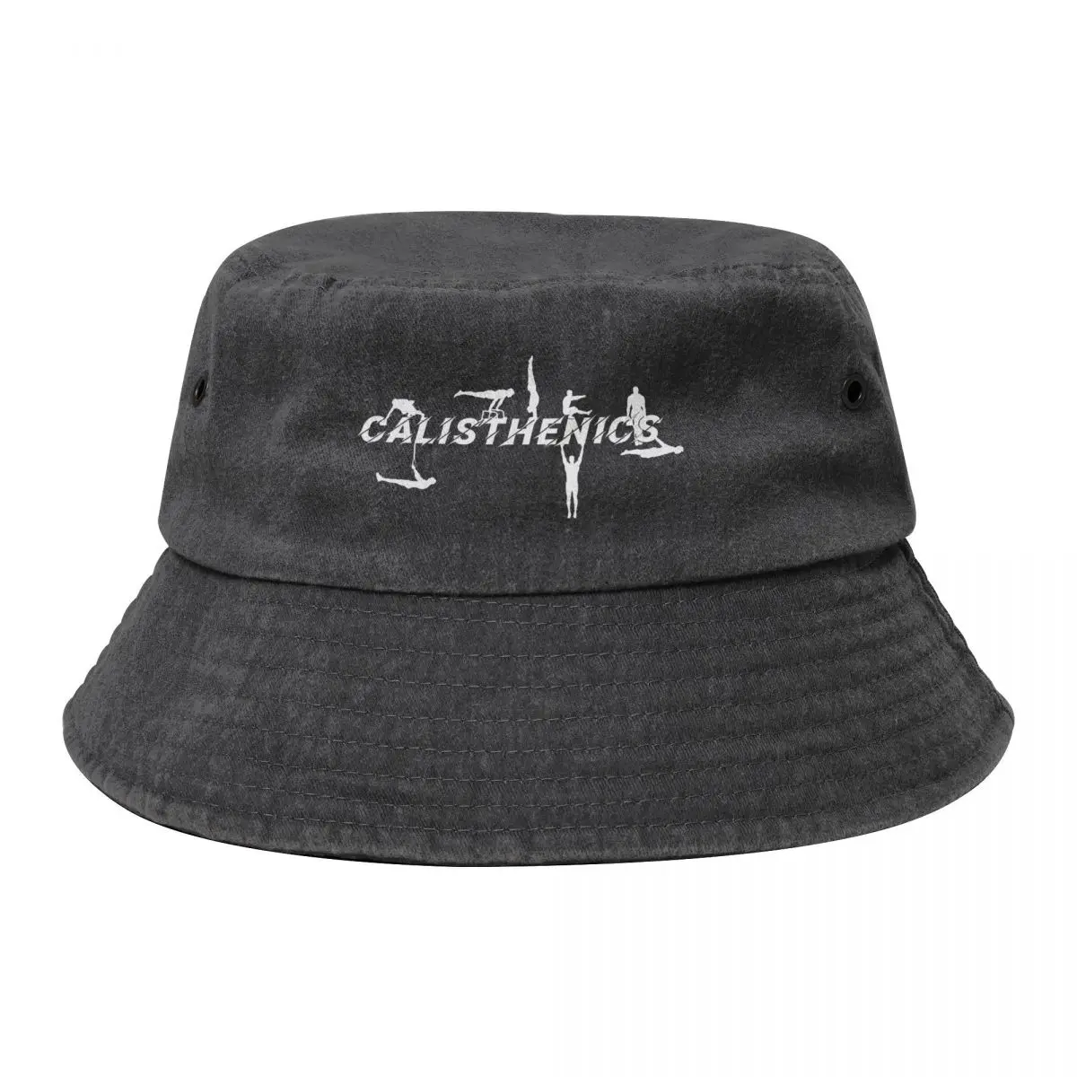 

Calisthenics (White Logo) Bucket Hat Fashion Beach Big Size Hat Rave Anime Girl'S Hats Men's