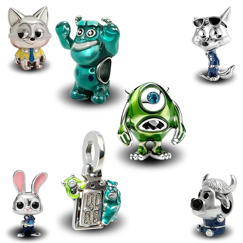 New Original Charm Beads, Zootopia and Monster Power Company