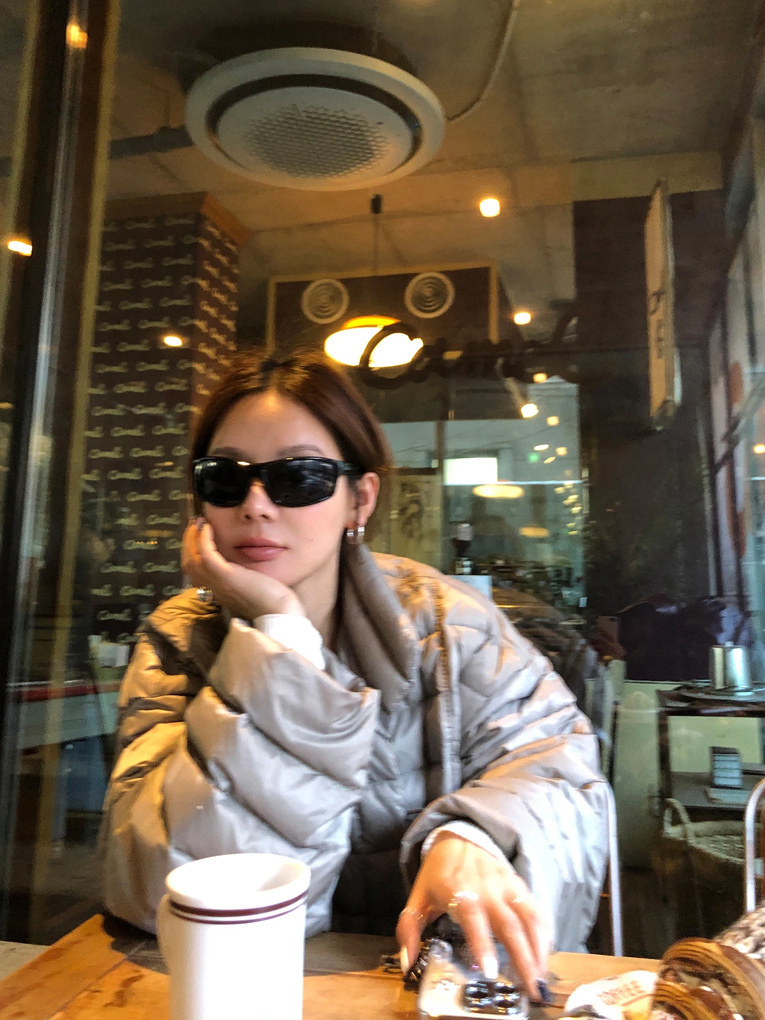 

WXLSTUDIO Light Warm Loose Fit Hooded Stand Collar down Jaet Women's Faion Commute Sle White Du Feather Regular Sve