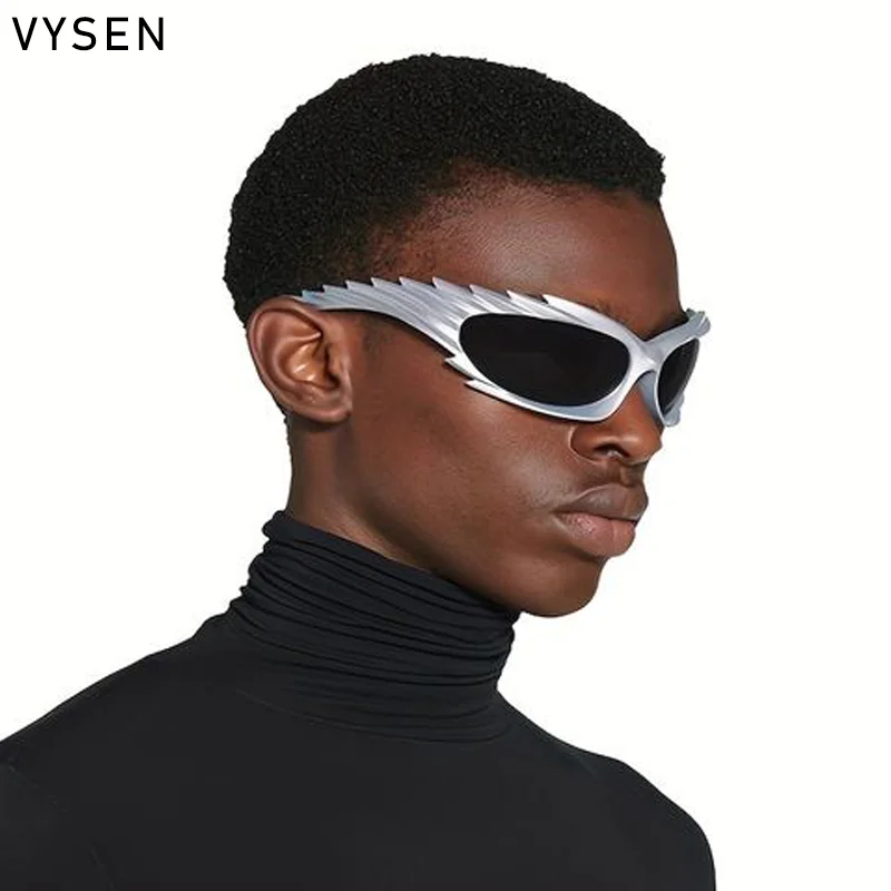 

Y2k Sunglasses 2000's Women Men New Luxury Designer Punk Sunglass For Ladies Oversized Steampunk Sun Glasses Male Sports Shades