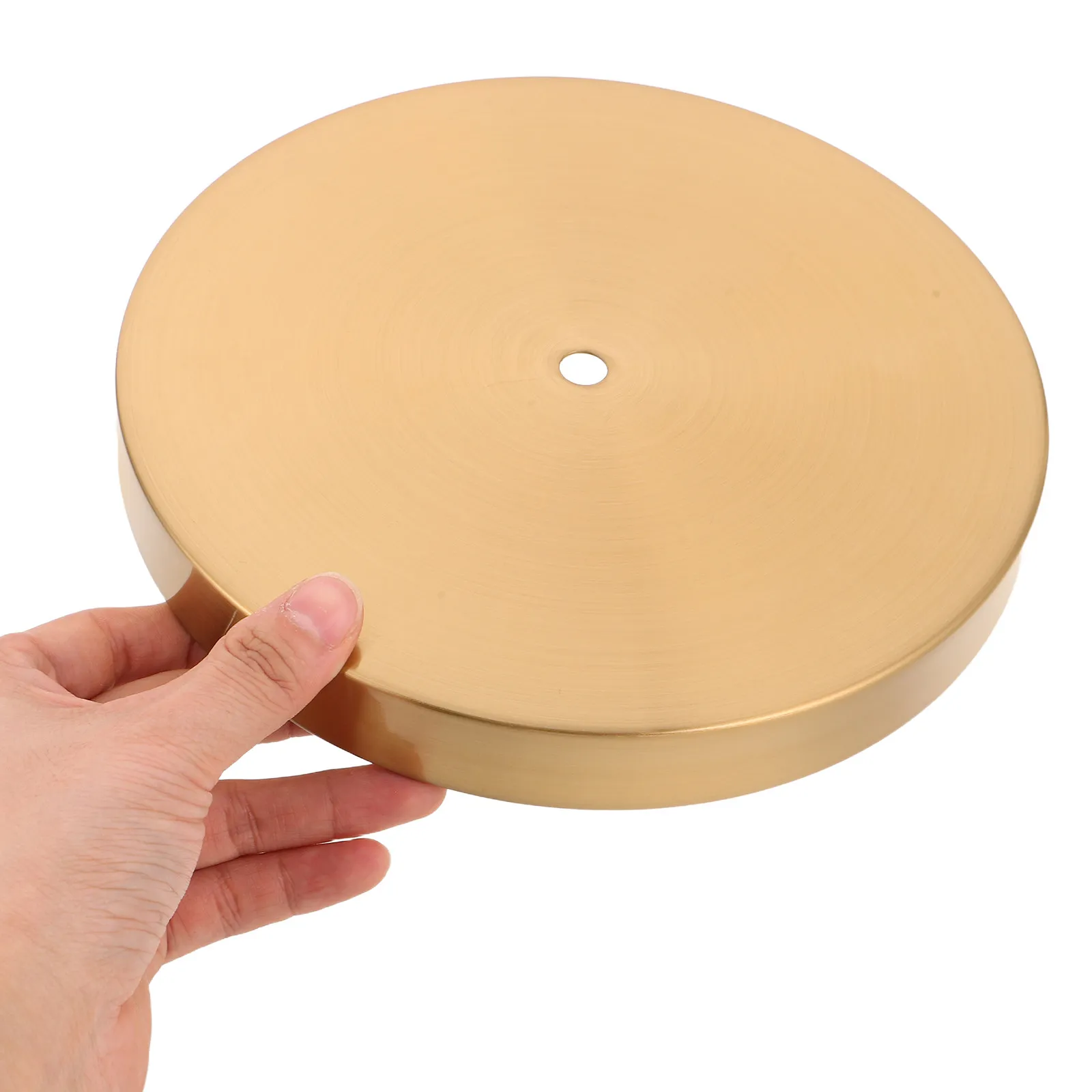 

Iron Round Lamp Base Pedestal Stand for Table Light Fixture Desk Lamp Craft Display Decorative Light Base Round Display Tray