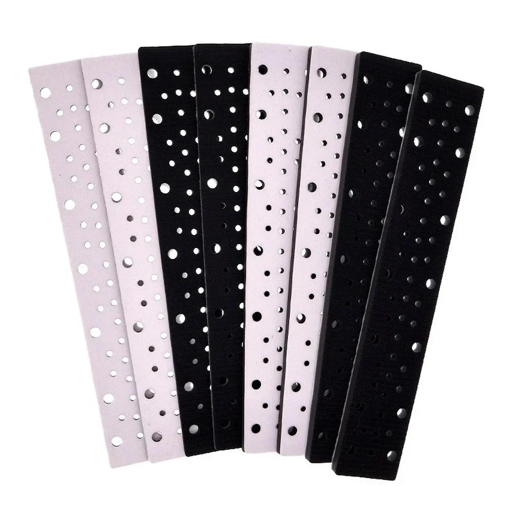 1pc 70x400mm Flocked Sandpaper Sponge Pad 53-Hole Soft Foam Sanding Pads Abrasive Tool For Pneumatic Dry Grinding Machine