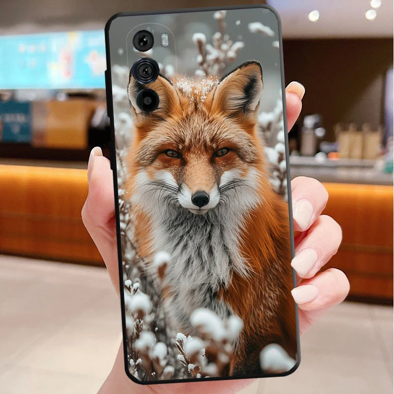 

Phone Case For Motorola Edge 50 40 Pro 60 50 40 30 Ultra Neo Fusion Moto G Play G Stylus G Power G Cute Fox