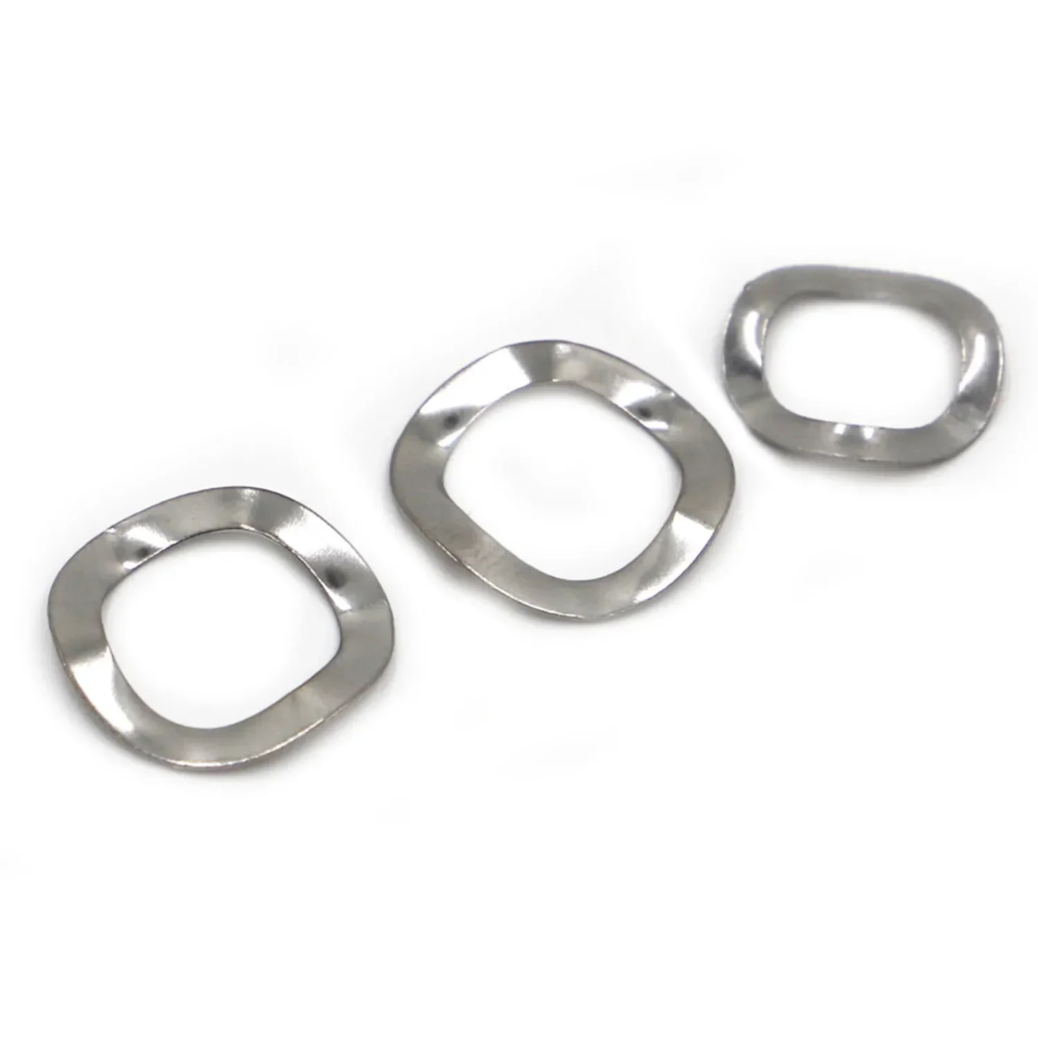 304 Stainless Steel Three Wave Washers Spring Washer M3 M4 M5 M6 M8 M10 M12 M14 M16 M19 M23 M25 M27 M31 M39 M41 M51