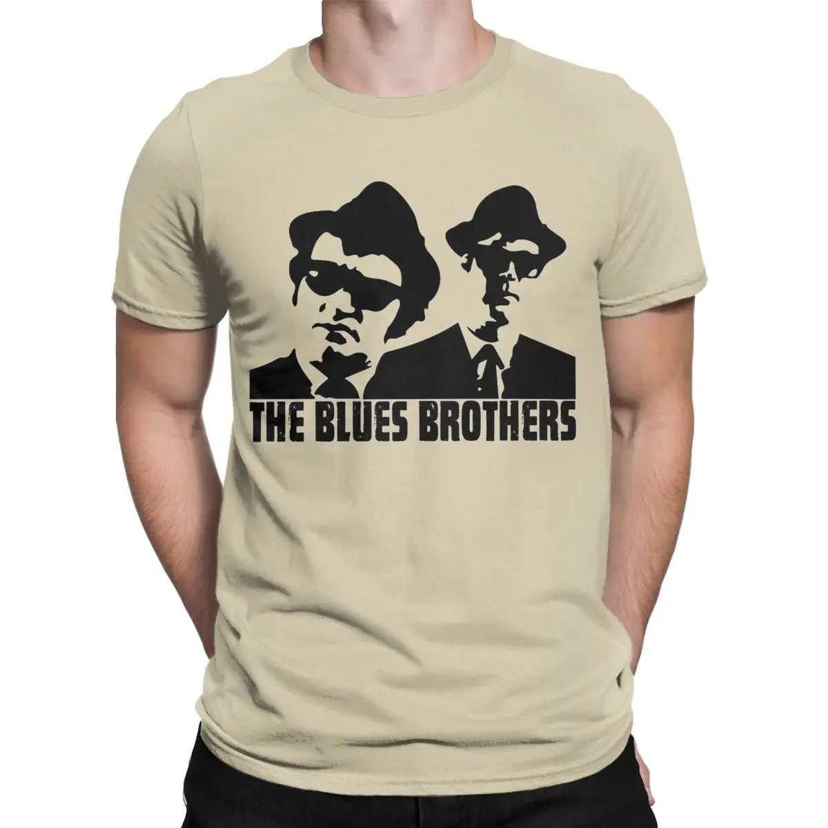 Men's T-Shirts The Blues Brothers Novelty Pure Cotton Tee Shirt Short Sleeve T Shirt Round Collar Tops Summer