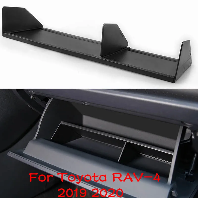 

Co-pilot Glove Box Storage Lattice Compartment Storage Box Interior Decoration for Toyota RAV4 RAV-4 XA50 2022 2019 2020 2021