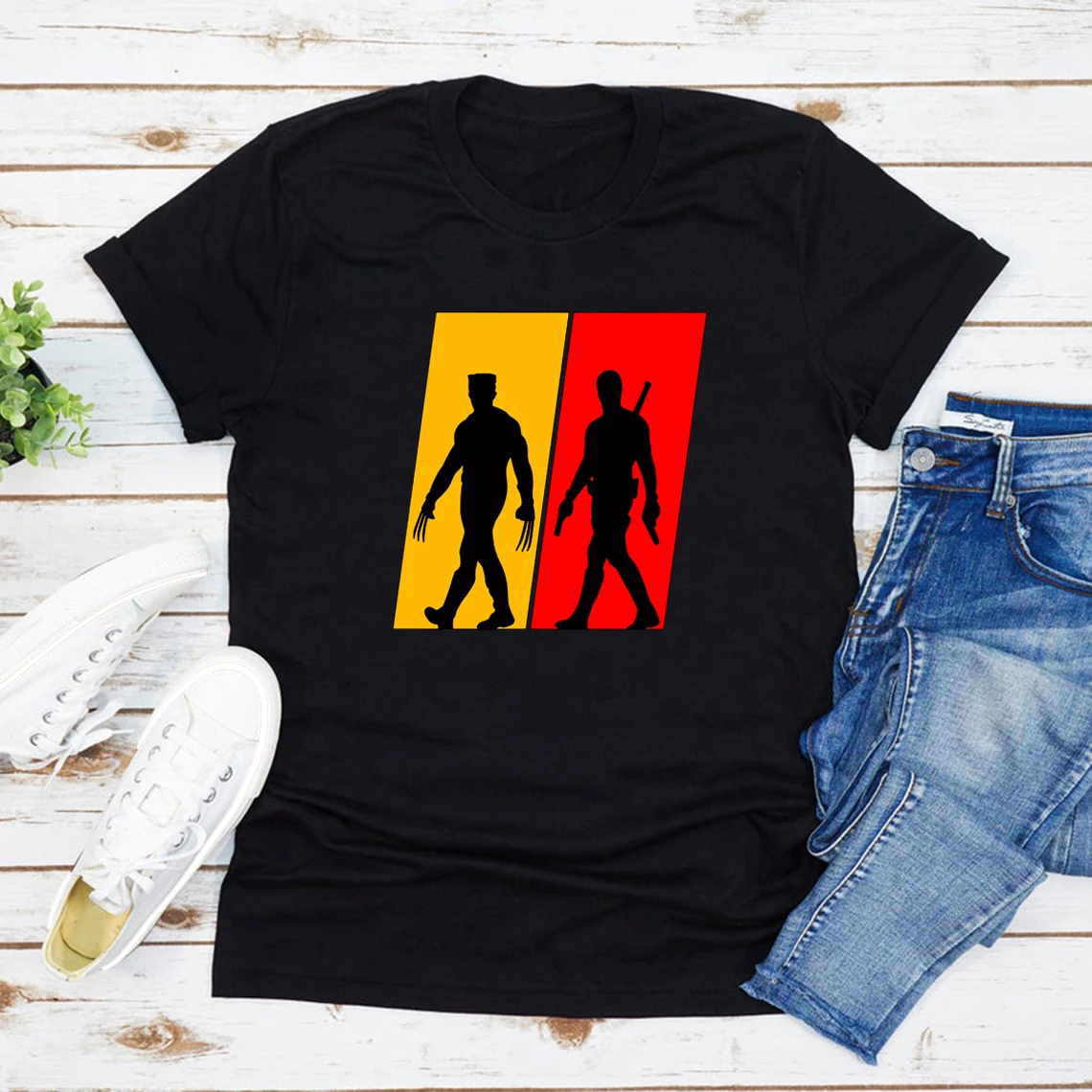 Best Friends Forever T Shirts Superhero Best Friends Tshirt Superhero Bestie Women Graphic Tee Aesthetic Clothes Gift for Fans