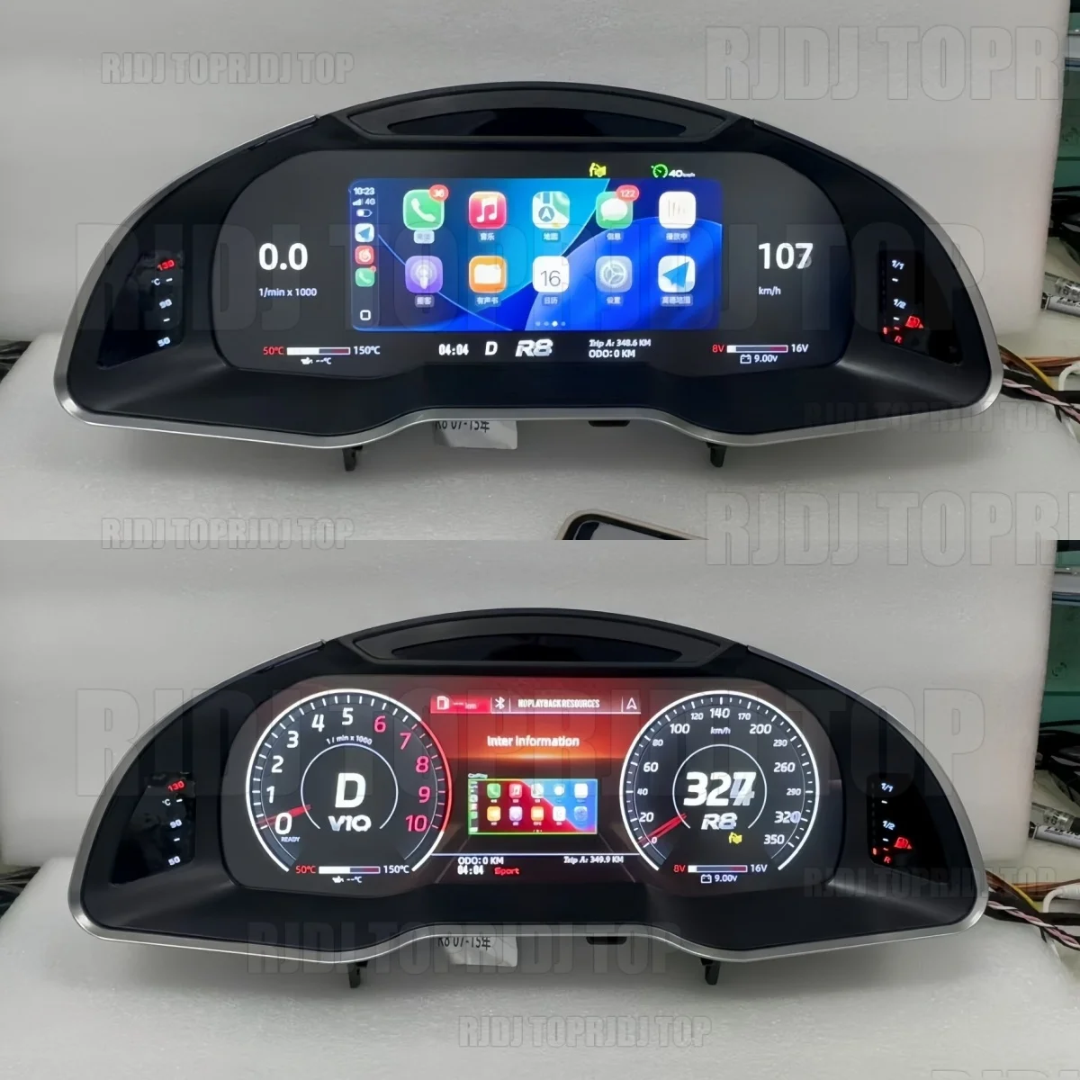 

12.3 Inch For Audi R8 2007-2015 Full LCD Digital Instrument Cluster Virtual Cockpit Plug And Play Car Dashboard Speedometer Pane