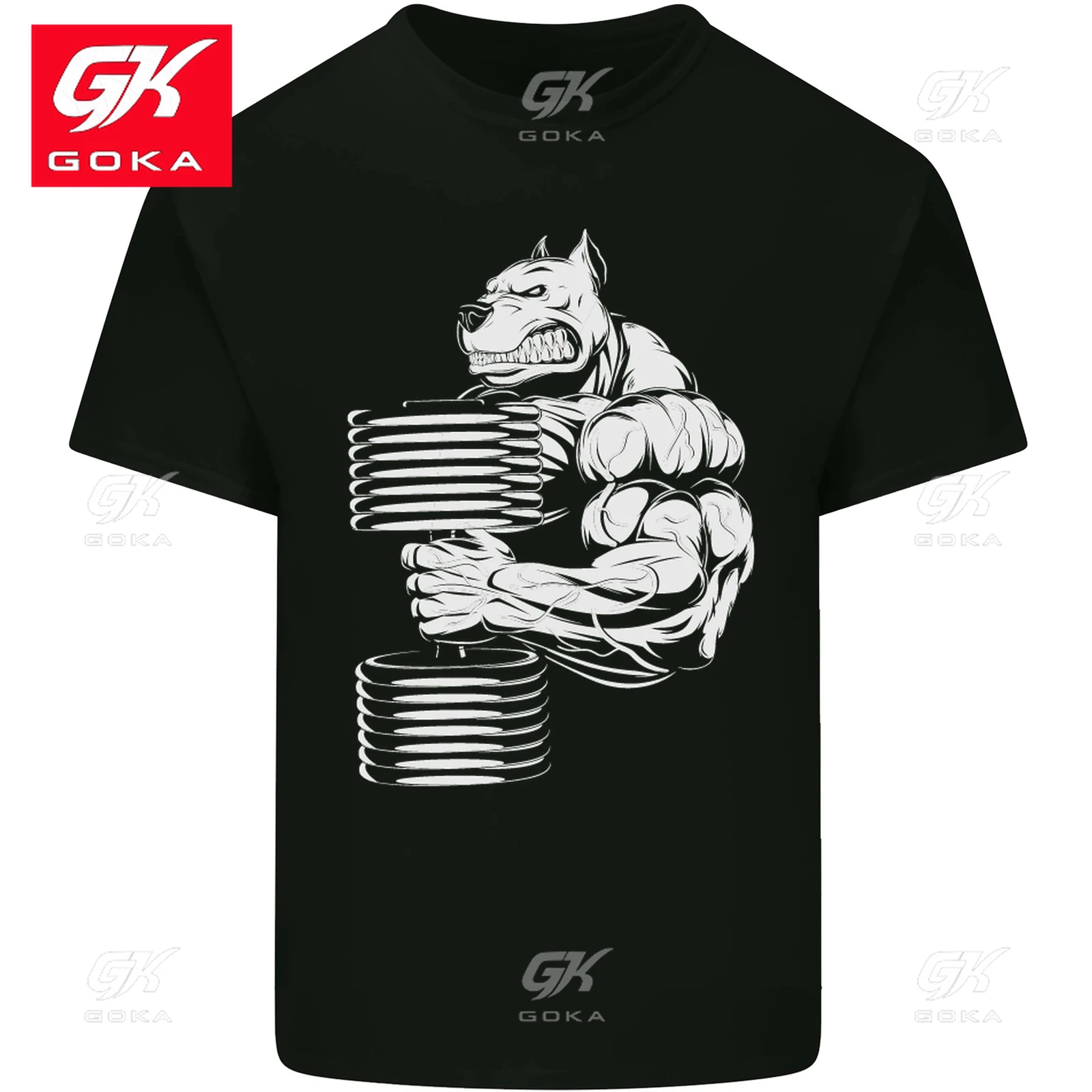 בולדוג חדר כושר אימון העליון פיתוח גוף mens כותנה חולצת טריקו חולצות גרפי נשים שרוול וינטג חולצות וינטג