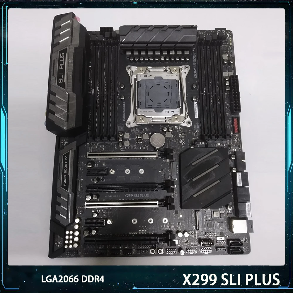 

X299 SLI PLUS LGA2066 DDR4 SATA3*8 M.2*2 U.2 256G ATX X299 Motherboard