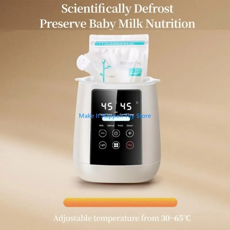 Calentador biberones portátil 28EC con 6 modos calentamiento leche para leche materna o fórmula
