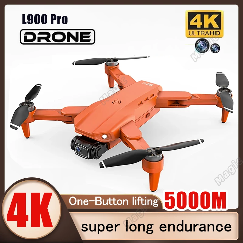 L900 PRO Brushless GPS Folding Drone 4k High Definition Aerial Photography Quadcopter Long Endurance Remote Control Aircraft Toy