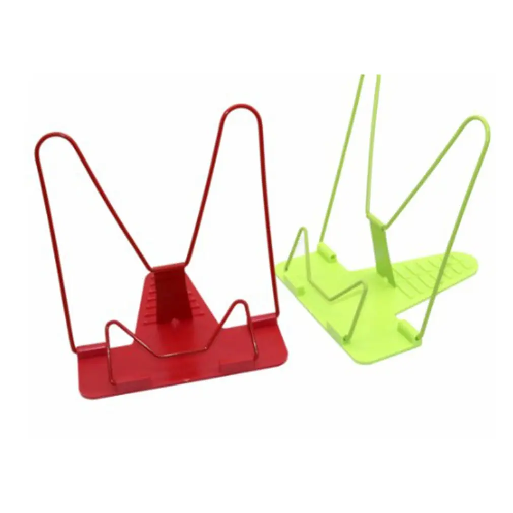 1Pcs Bookends แบบพกพาปรับได้พับได้ Bookend Stand อ่านขาตั้งหนังสือกระเป๋าใส่พาสปอร์ตฐานอ่านหนังสือผู้ถือ