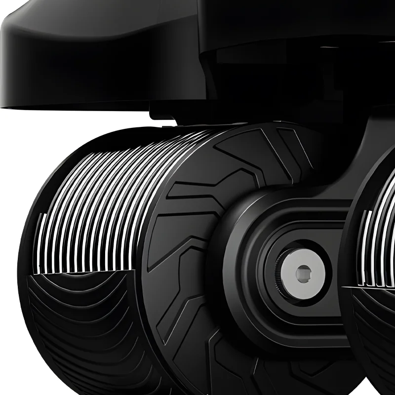 肘サポート付きブラックアブホイールローラー 筋力トレーナー  - Ab Roller Wheel With Elbow Support のレビューと価格
