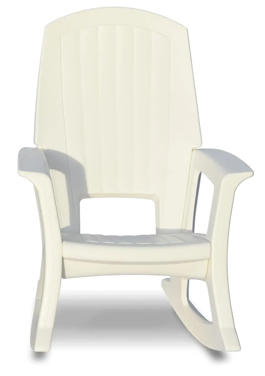 

Heavy Duty All-Weather Outdoor Rocking Chair Plastics - White, Customized