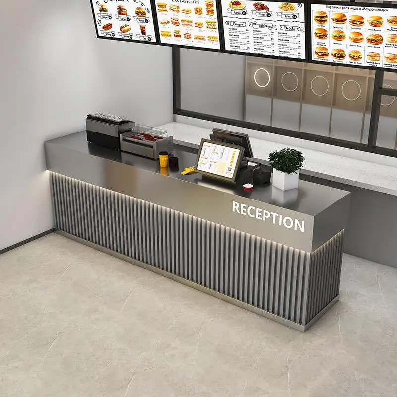 Z Long Design Reception Desks Organizers Display Executive Restaurant Display Reception Desks Restaurant Bureau Trendy Furniture