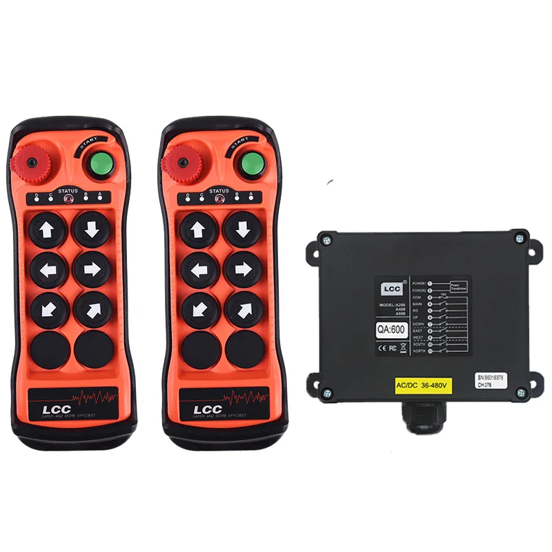 6 Buttons Single Speed Waterproof Industrial Remote Control