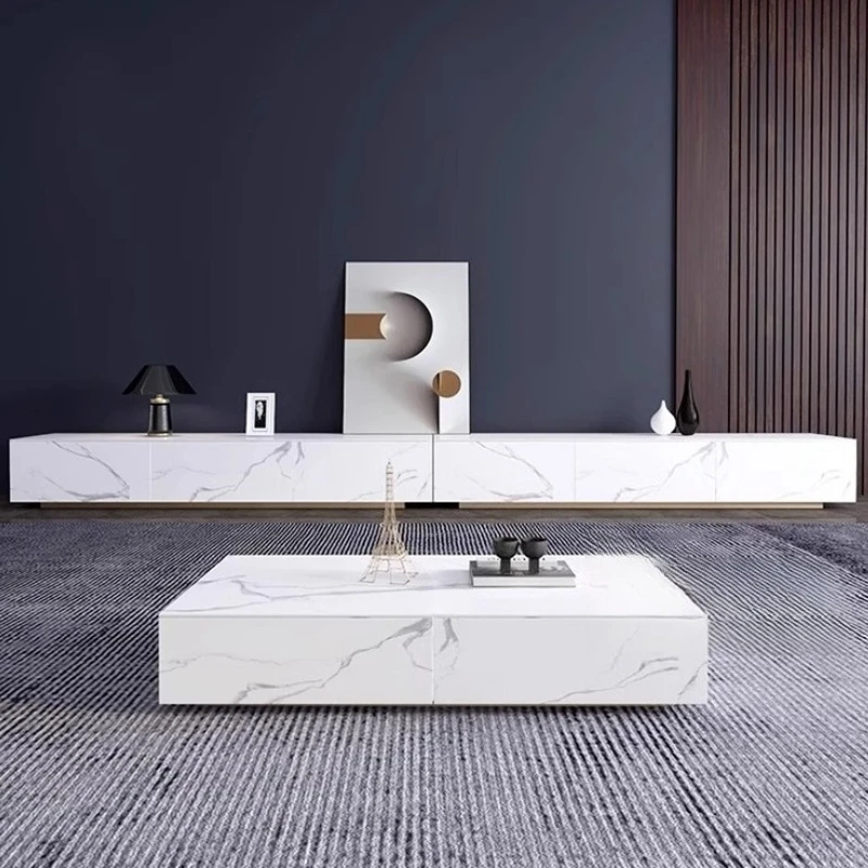 Light Luxury Wall TV Cabinet Minimalist Storage Hallway Dollhouse Designer Tv Table Nordic Living Room Muebles Trendy Furniture