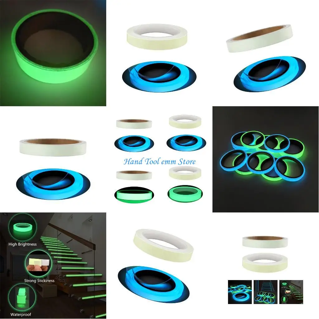 H37F Bright After Dark Adhesive PET Tape 300cm Length Customizable Safety Strips