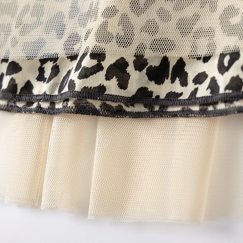 فستان الأميرة اللطيف للفتيات فستان الخريف الشبكي للأطفال 2025 هدية حفلة الخريف للابنة