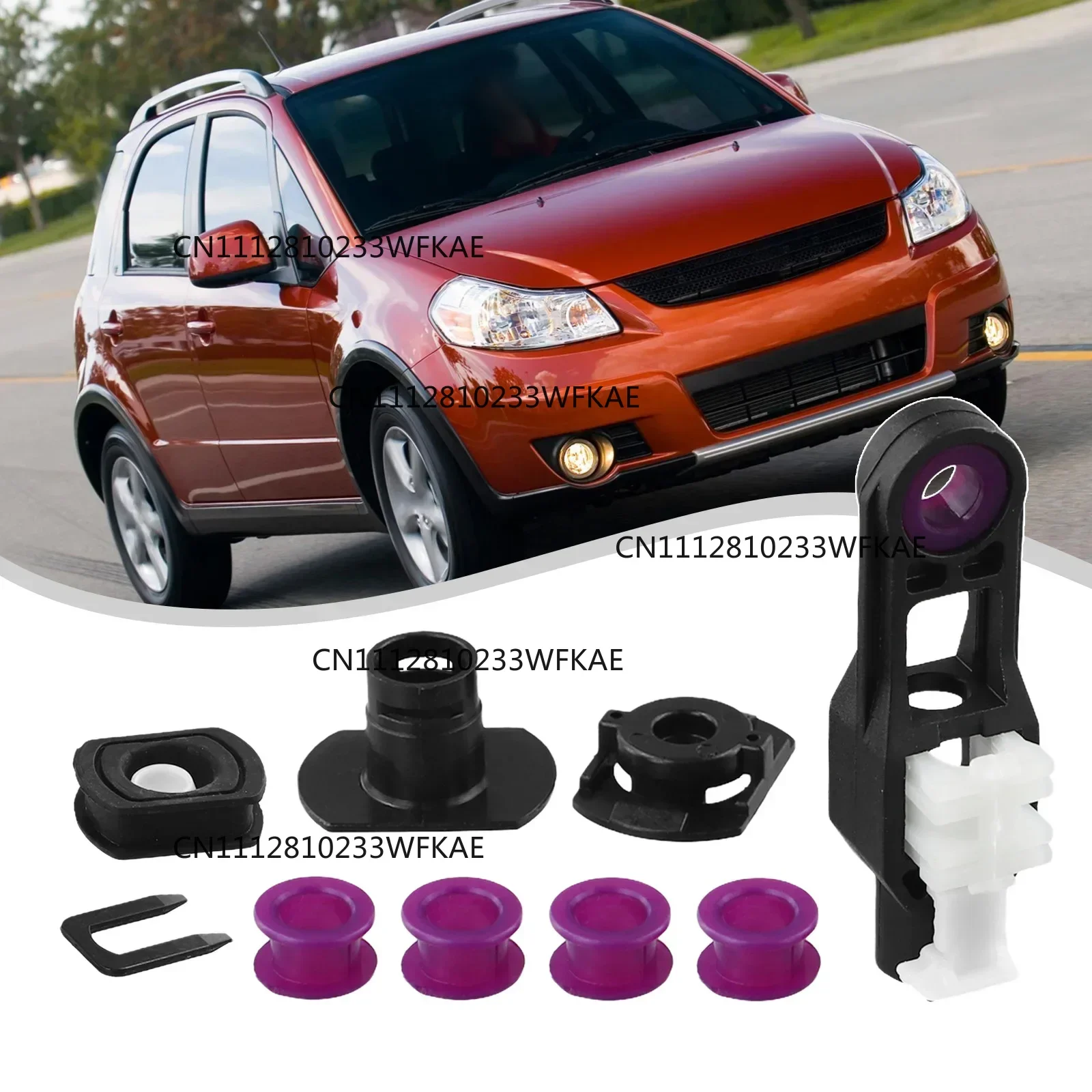 5-Speed Transmission Cable Bushing Repair Kit for Suzuki SX4 Swift Sport Lever End Connector Grommet Transmission + Cable Rubber