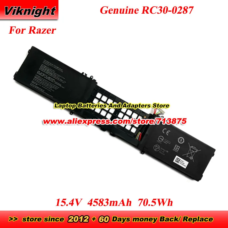 

Genuine RC30-0287 Battery 4ICP4/62/115 for Razer Blade Pro 17 2019 2020 RZ09-0287 RZ09-0329 RZ09-0314 RZ09-0406 RTX 2080 Max-Q