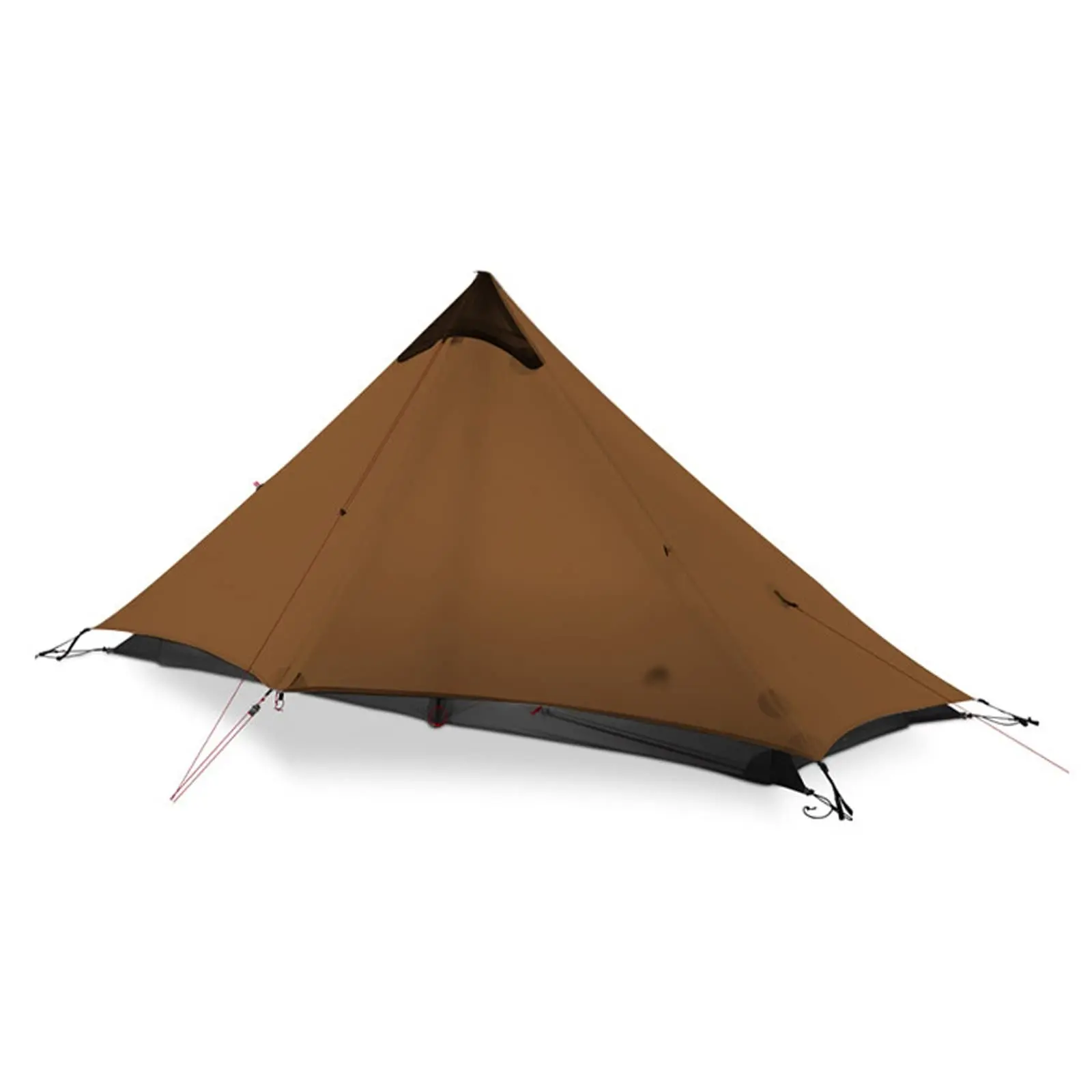 

Single Ultralight Solo Tent Premium 15D Silnylon Shelter for Backpacking Camping Mountaineering Without Ground Cloth
