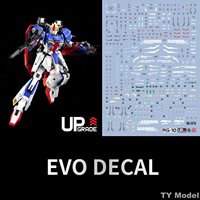 EVO Decal E-RG10 for RG10 1/144 MSZ-006 Zeta Z Assembly Model Action Toy Fluorescent Water Stickers for Model Hobby DIY Tools
